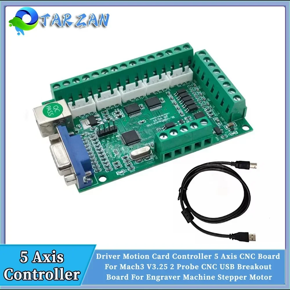5 Axis Cnc Breakout Board Interface Mach3 - บอร์ดเชื่อมต่อ CNC 5 แกน Mach3 บอร์ดเบรกเอาท์