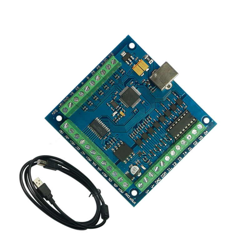 การ์ดควบคุมการเคลื่อนที่ CNC M - Mach3 Usb Cnc Controller 4 Axis 100Khz บทวิจารณ์และราคา