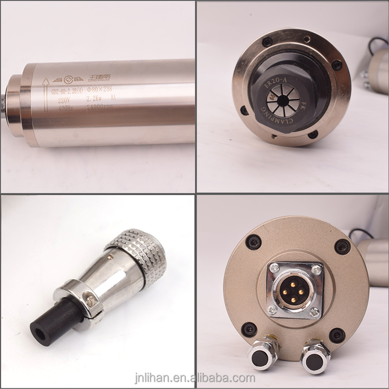 ชุดอินเวอร์เตอร์ VFD มอเตอร์แก - 2.2Kw Water Cooled Spindle Kit Vfd บทวิจารณ์และราคา