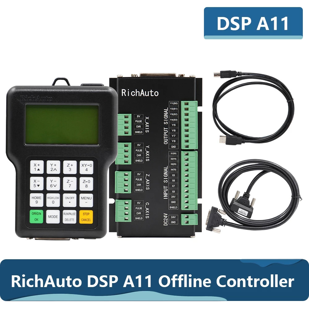 RichAuto DSP A11 CNC Controlle - Richauto A11 Dsp Controller 3 Axis บทวิจารณ์และราคา